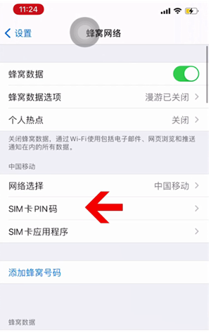 小金苹果14维修网分享如何给iPhone14的SIM卡设置密码 