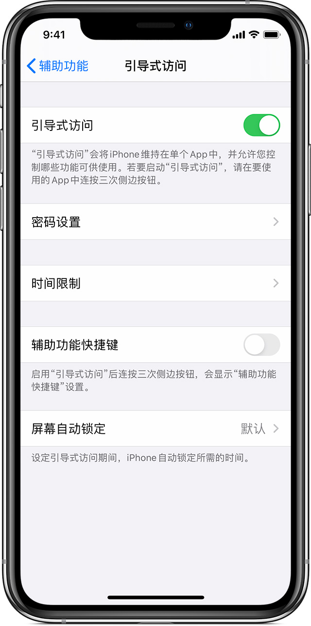 小金苹果手机维修分享如何在 iPhone 上退出引导式访问 