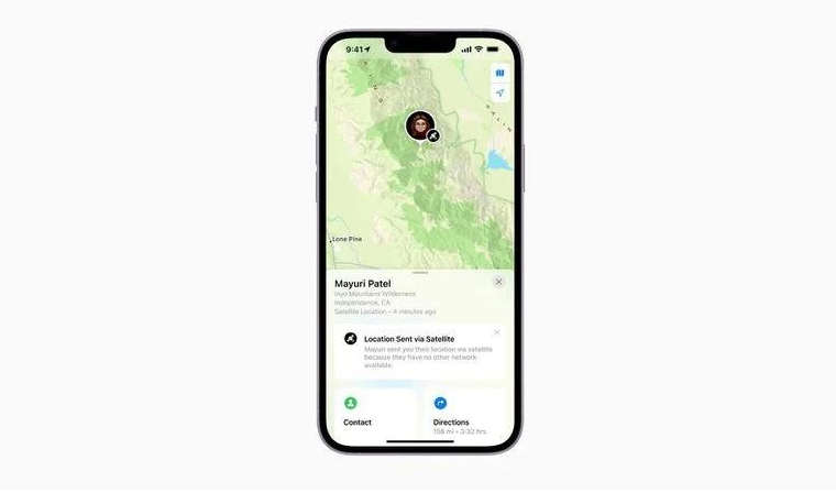 小金苹果14维修分享iPhone14系列中 FindMy功能通过卫星分享位置方法教程 