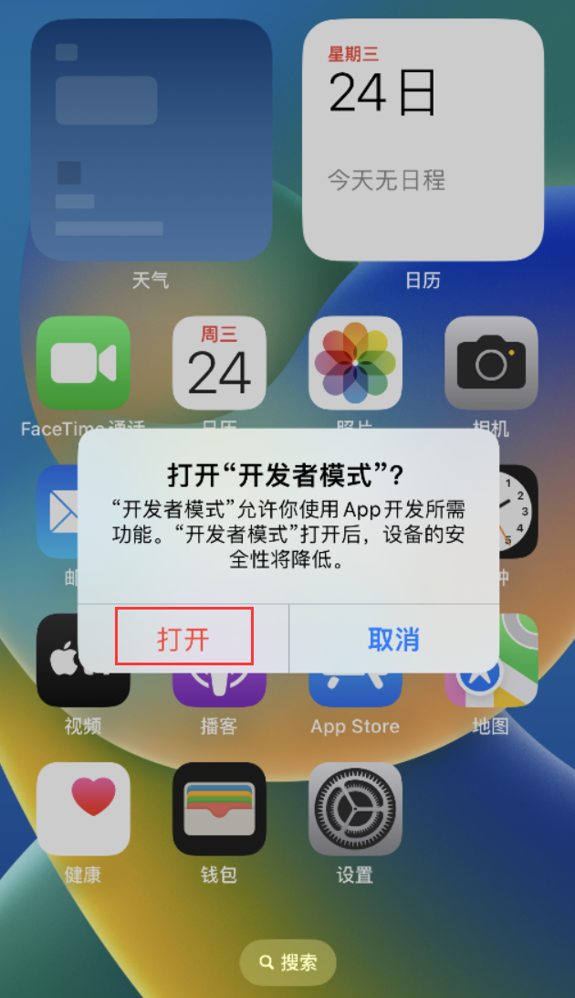 小金苹果手机维修分享如何打开开发者模式 