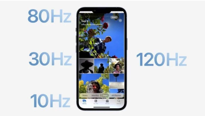 小金苹果14维修分享iPhone 14有高刷吗 