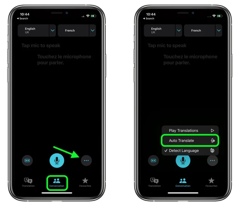 小金苹果手机维修分享iOS 15 “翻译” App 新改进 